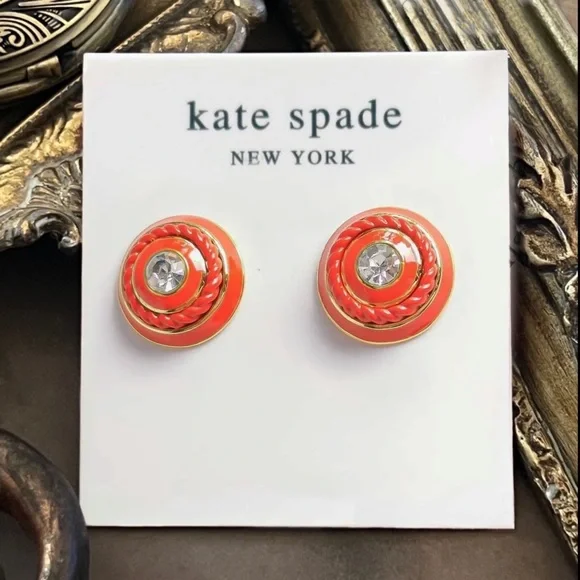 KATE SPADE • Red Know The Ropes Earrings - Picture 4 of 4